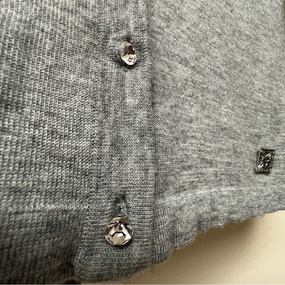 Anne Klein Classic Gray Cardigan - Picture 3 of 12